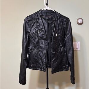 Women's Black Leather Jacket